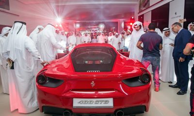 The Luxury Network Qatar Co Hosts The Launch of The New Ferrari 488GTB Supercar.